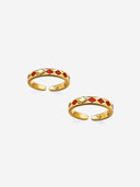 Rhombus Enamel Ring -