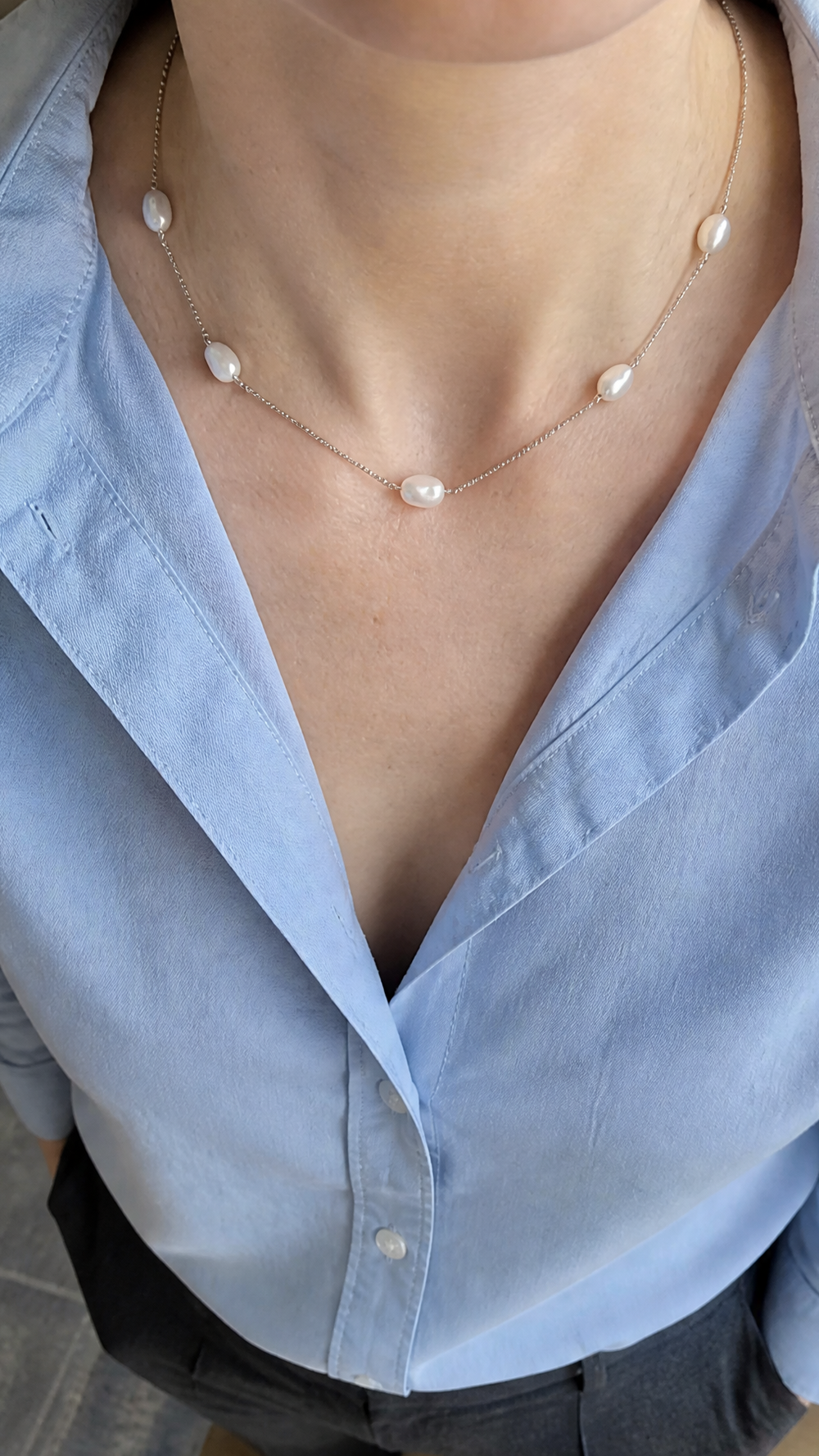 Keshi Pearl Necklace customer photo