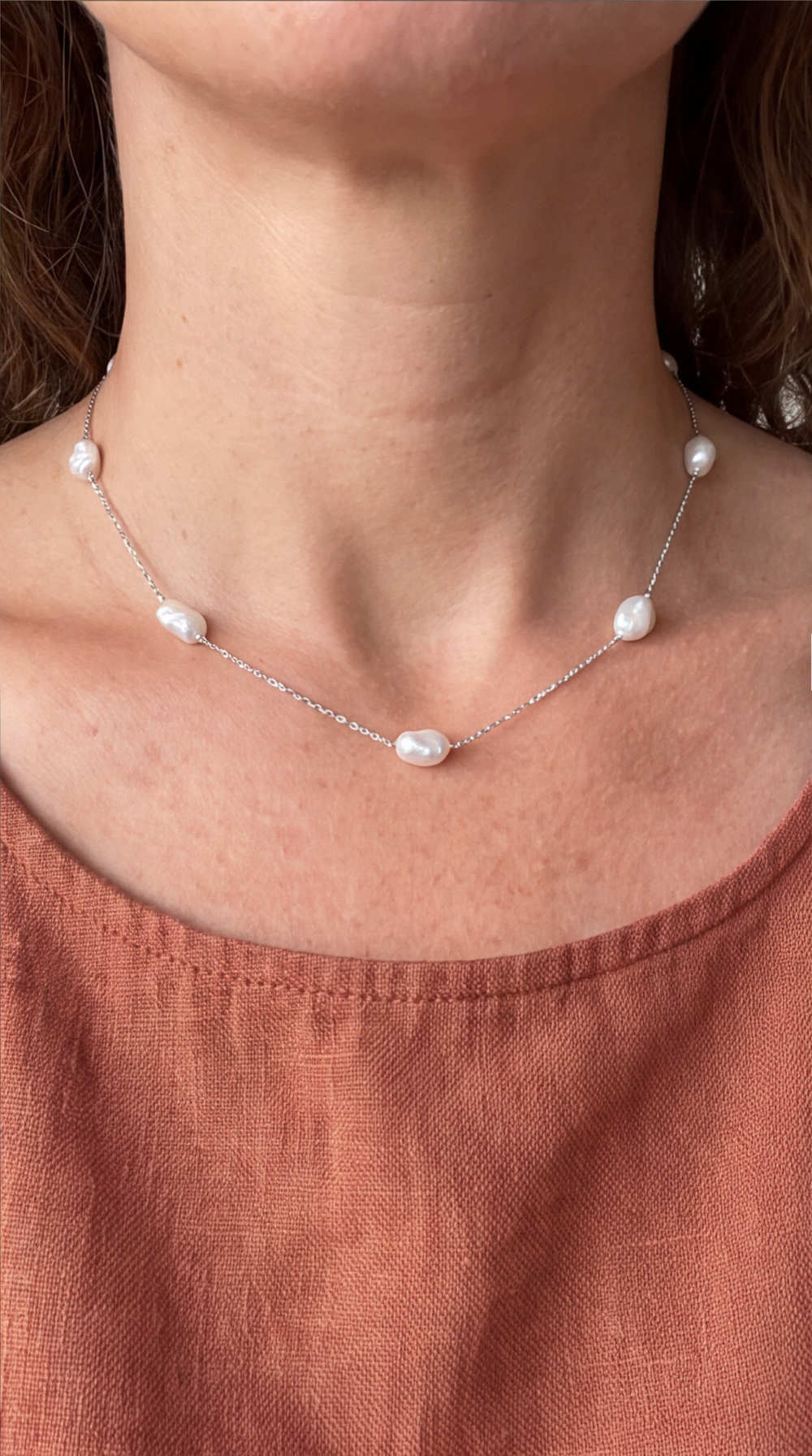 Keshi Pearl Necklace customer photo