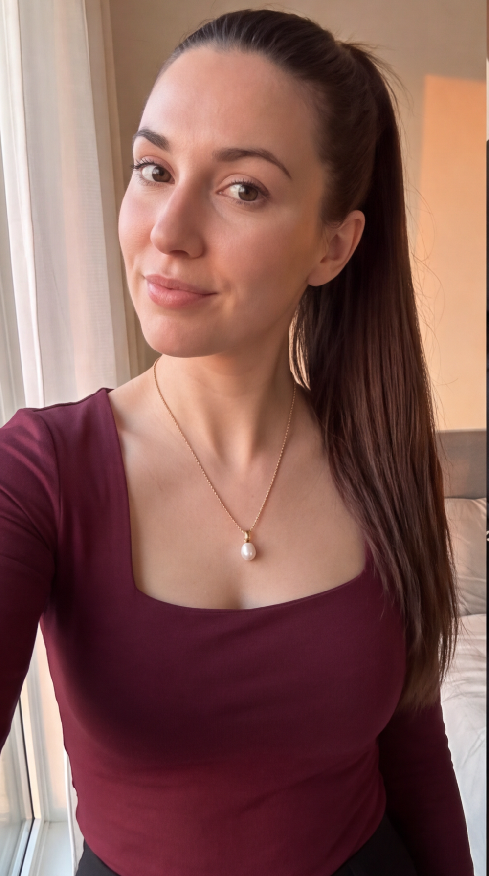 Tile Pearl Necklace customer photo