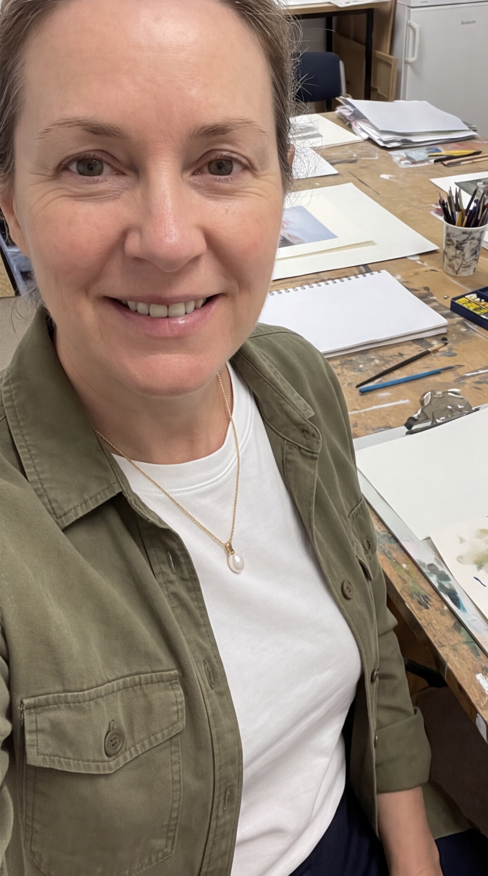 Tile Pearl Necklace customer photo