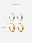 Chic Hoop Earrings -