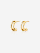 Curved Stud Earrings -
