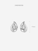Horseshoe Huggie Earrings -