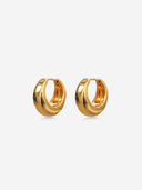Mini Luna Huggie Hoops -