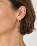 Mini Luna Huggie Hoops -