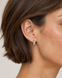 Mini Luna Huggie Hoops -