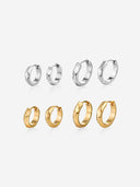 Mirror Finish Hoops -