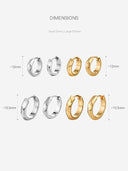 Mirror Finish Hoops -
