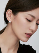 Origami‑Stud Earrings -