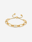 Petite Square Clasp Bracelet -