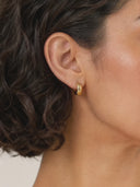 Mini Luna Huggie Hoops