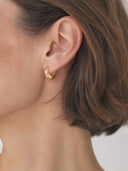 Mini Luna Huggie Hoops