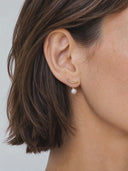 Suspended Pearl Drop Earrings