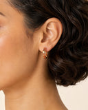 Rhombus Enamel hoops -