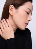 Rhombus Enamel hoops -