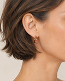 Rhombus Enamel hoops -