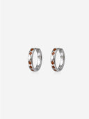 Rhombus Enamel hoops -