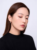 Rhombus Enamel hoops -