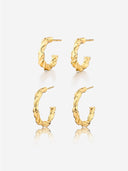 Rope Twist Hoops -