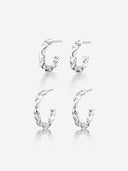 Rope Twist Hoops -