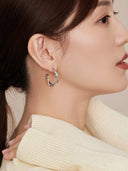 Rope Twist Hoops -