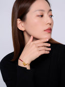 Ruby Chinese Gourd Bracelet -