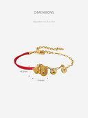 Ruby Chinese Gourd Bracelet -