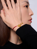 Ruby Chinese Gourd Bracelet -