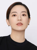 Silver Bean Earrings -