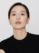 Silver Bean Earrings -