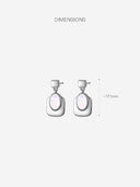 Subtle Glow Mother-of-Pearl Stud Earrings -
