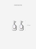 Subtle Glow Mother-of-Pearl Stud Earrings -