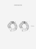 Sunburst Stud Earrings -