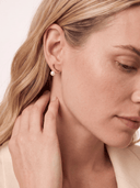 Suspended Pearl Drop Earrings -