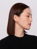 Suspended Pearl Drop Earrings -