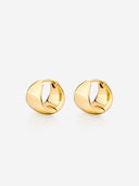 Tapered Arc Hoop Earrings -