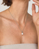 Tile Pearl Necklace -