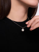 Tile Pearl Necklace -