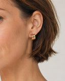 Wide Mirror Finish Hoops -