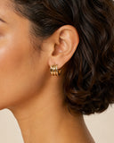 Wide Mirror Finish Hoops -