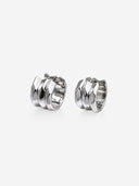 Wide Mirror Finish Hoops -