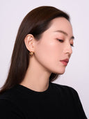 Wide Mirror Finish Hoops -
