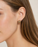 Wide Mirror Finish Hoops -